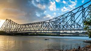 Largest Cantilever Bridge in India - Biggest Howrah Bridge (Rabindra Setu)