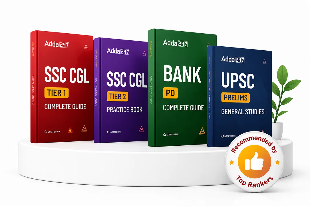 Adda247 exam prep books — SSC CGL, Bank PO and UPSC guides