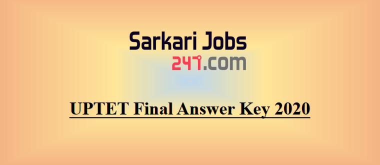 UPTET Answer Key 2020 Out: Check Final Answer Key @updeled.gov.in_30.1
