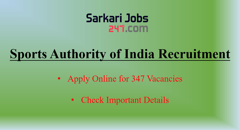 Sports Authority of India Notification 2020 Out: Apply Online_30.1
