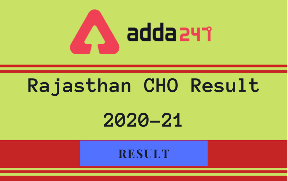 19+ Rajasthan Cho Result Date 2021