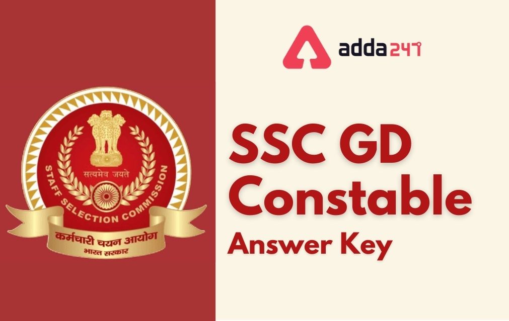 SSC GD Answer key 2021 Out @ssc.nic.in, Response Sheet Link_40.1