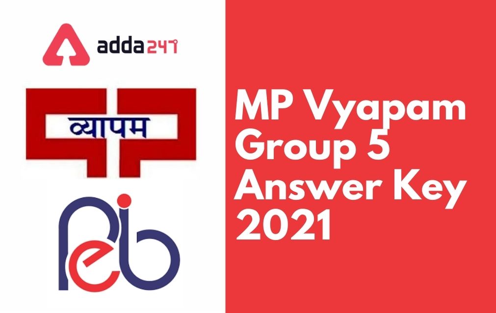 MP Vyapam Group 5 Answer Key 2021 Out, Download Response Sheet_40.1