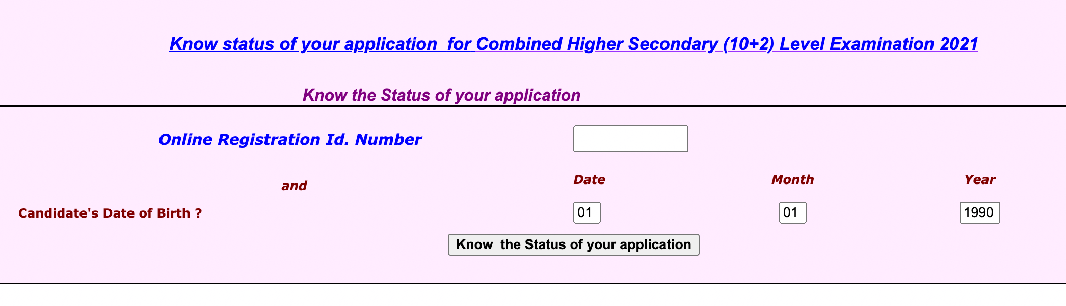 SSC CHSL Admit Card 2022, SR Application Status Out_50.1