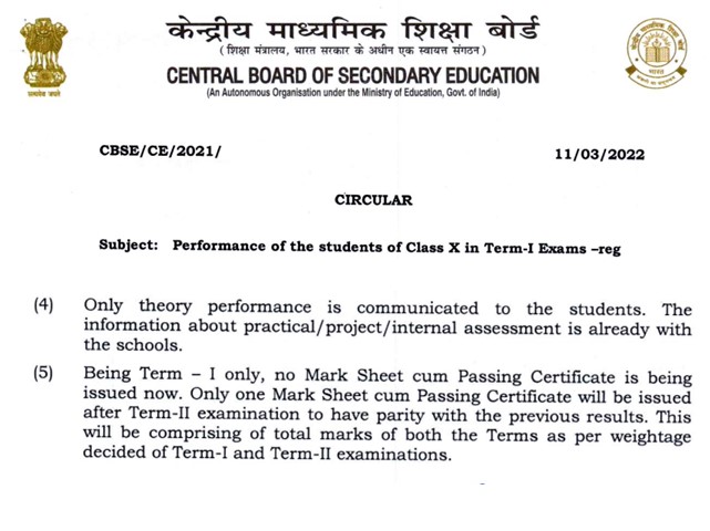 CBSE Term 1 Result 2022 Live: 10th & 12th Score Card Updates_40.1