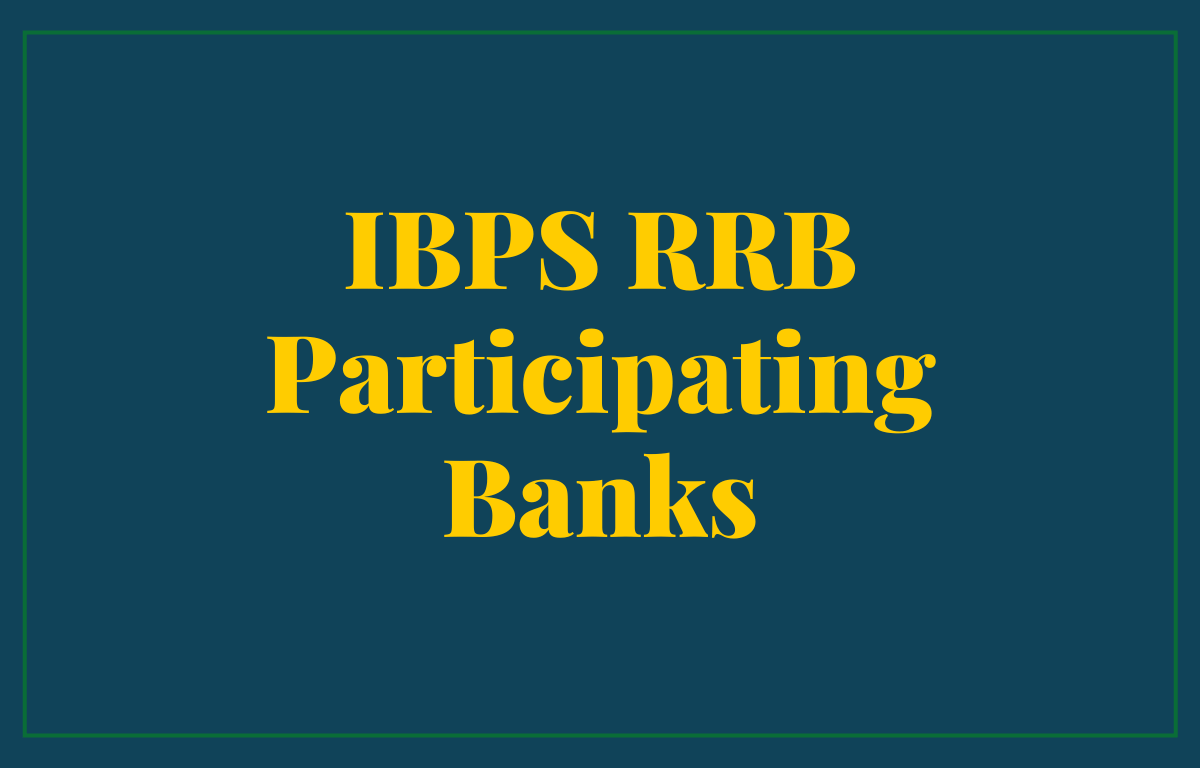 IBPS RRB Participating Banks