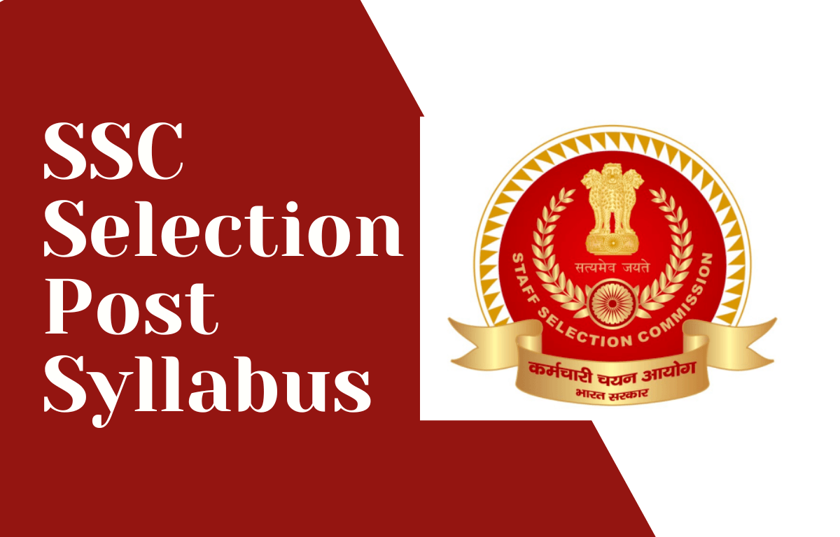 SSC Selection Post Phase 12 Syllabus 2024 And Exam Pattern