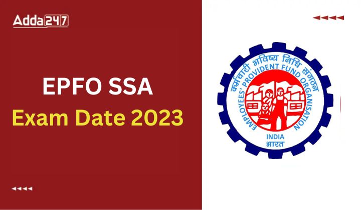 EPFO SSA Exam Date 2023
