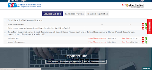 MP Police Constable Apply Online 2023 Last Date Today 1 MP Police Constable Apply Online 2023