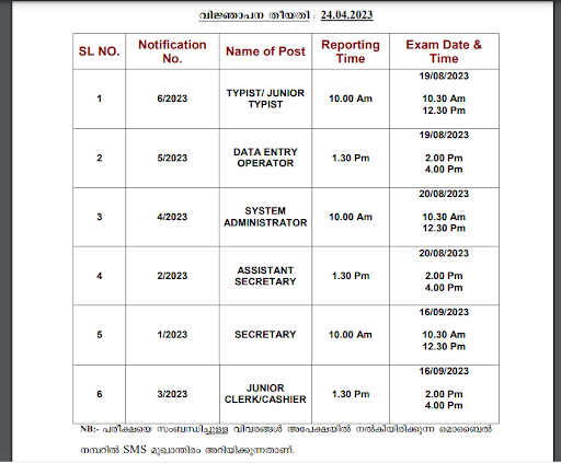 Kerala CSEB Exam Calendar 2023 Out, Download Schedule PDF 1 Kerala CSEB Exam Calendar 2023