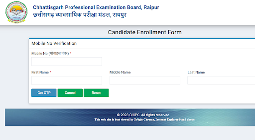 CG Vyapam Supervisor Vacancy 2023- 3