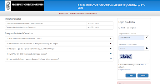 RBI Grade B Mains Admit Card 2023 Out, Download Phase 2 Call Letter 10 RBI Grade B Mains Admit Card 2023