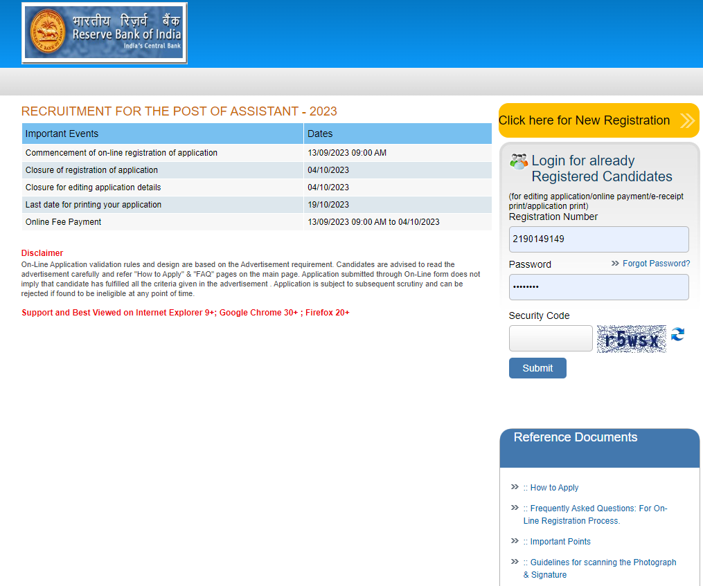 RBI Assistant Apply Online 2023 Link, Registration Last Date 14 RBI Assistant Apply Online 2023-3