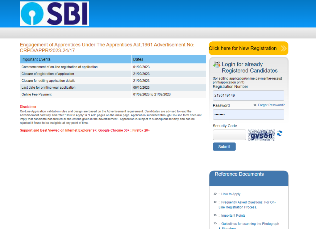 SBI Apprentice Apply Online 2023-2