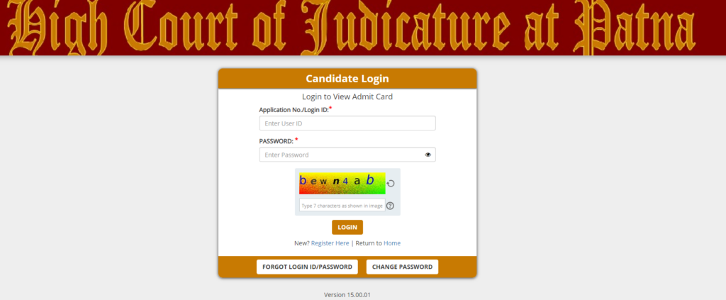 Patna High Court PA Admit Card
