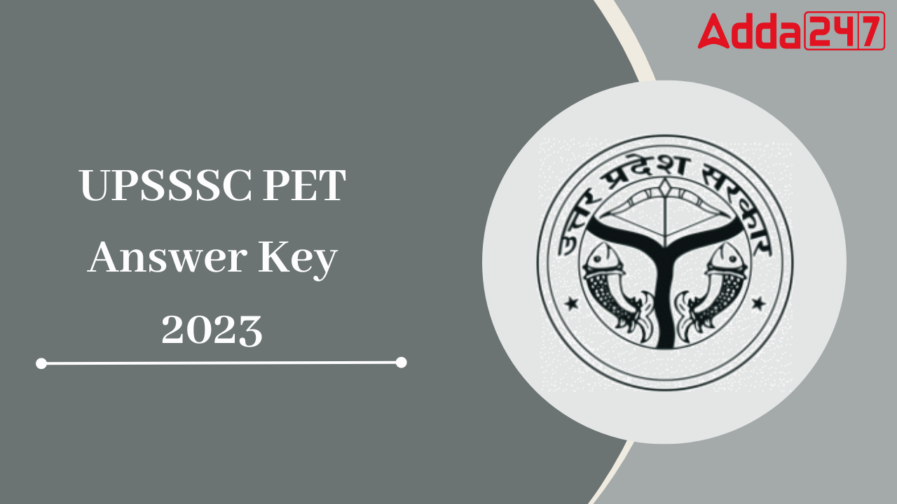 UPSSSC PET Answer Key 2023