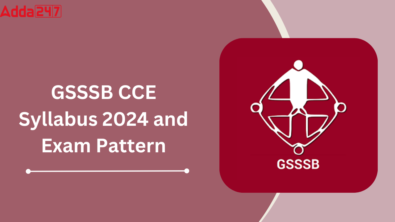 GSSSB CCE Syllabus 2024 and Exam Pattern