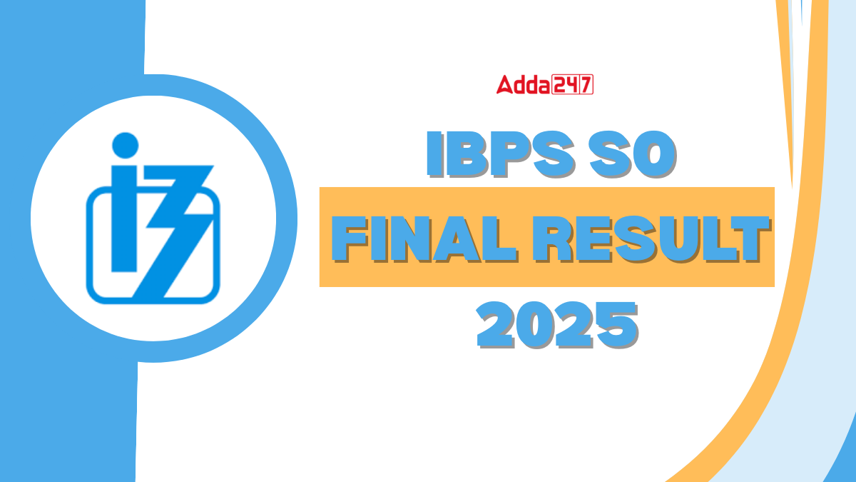 IBPS SO Final Result 2025