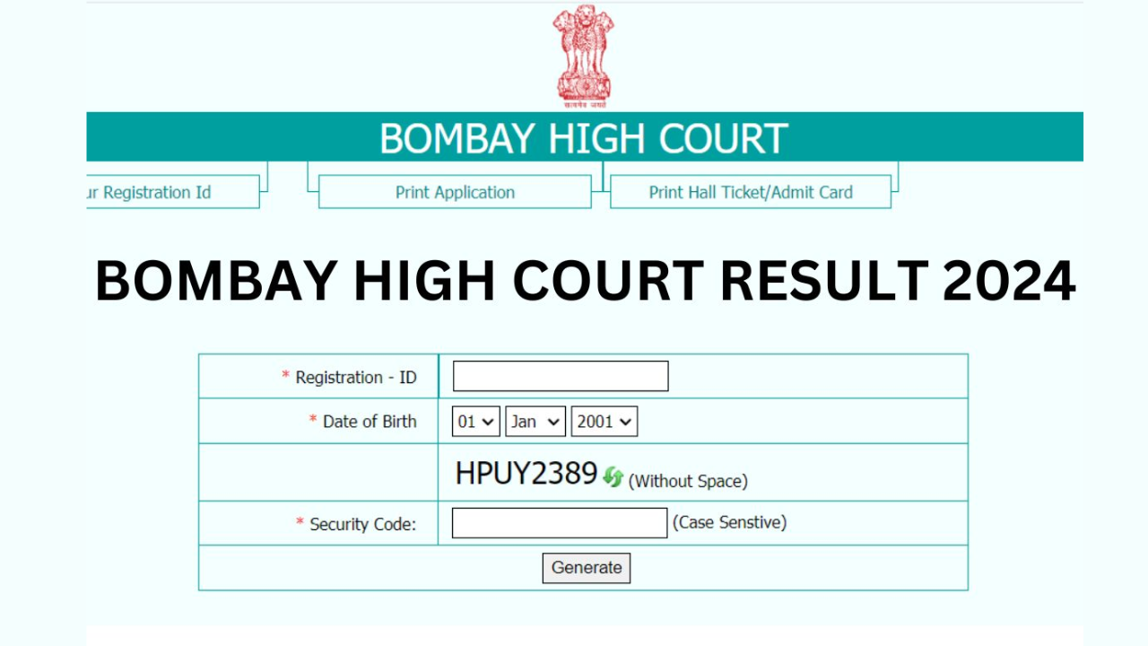 Bombay High Court Result 2024