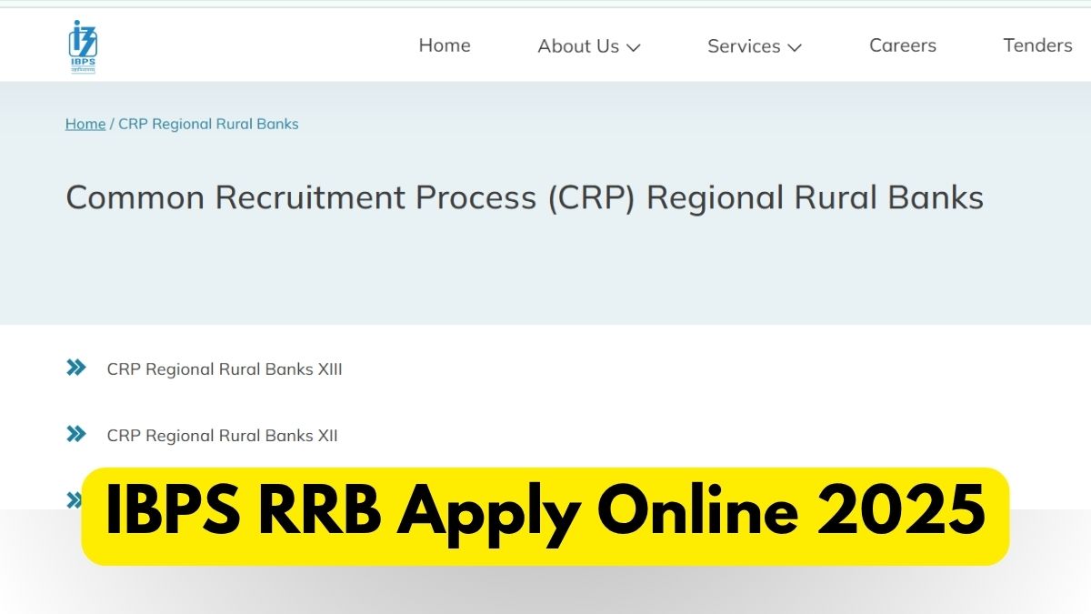 IBPS RRB Apply Online 2025