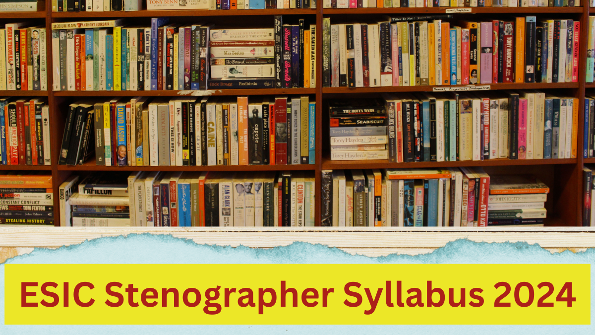 ESIC Stenographer Syllabus