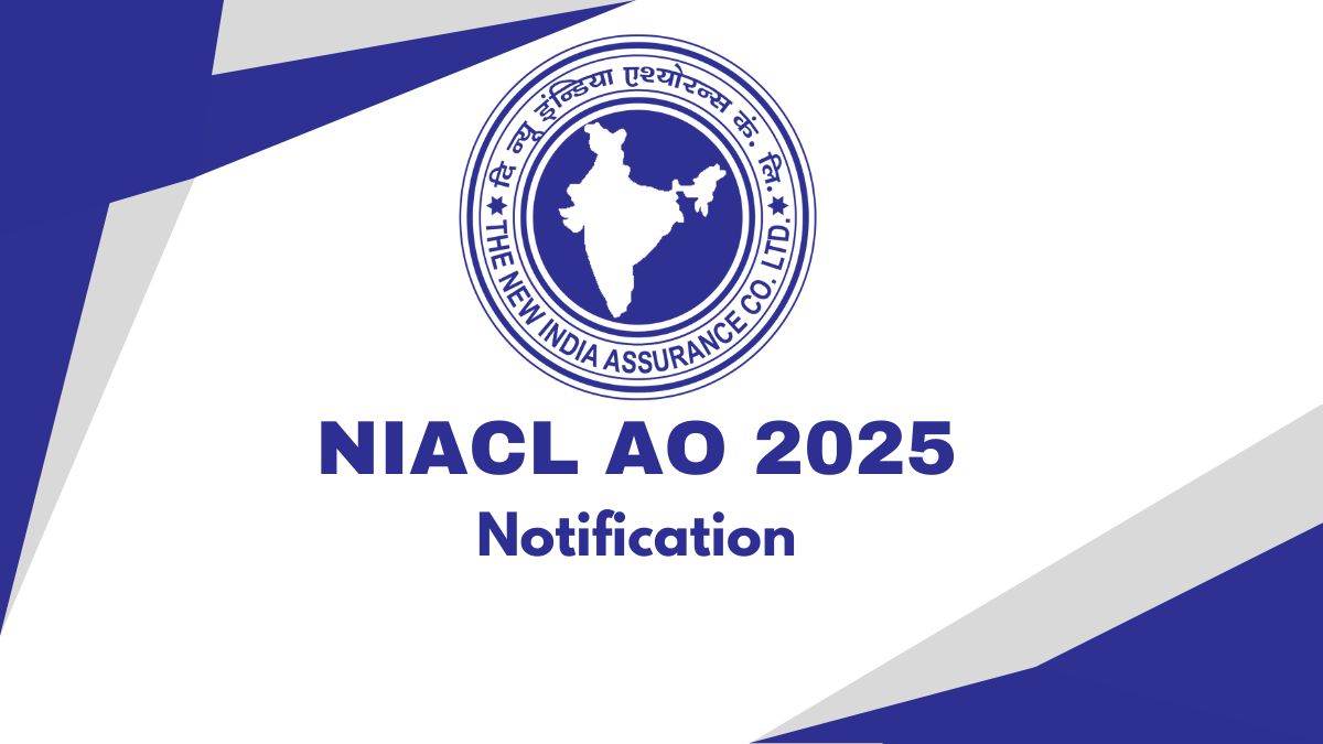 NIACL AO Notification 2025