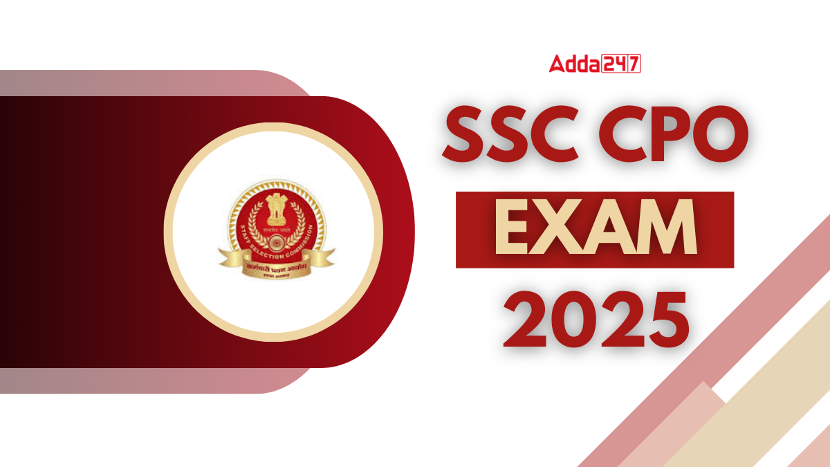 SSC CPO 2025 Notification