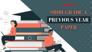 SIDBI Grade A Previous Year Paper