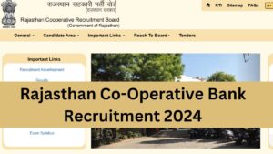 Rajasthan Co-Operative Bank Exam Date 2025