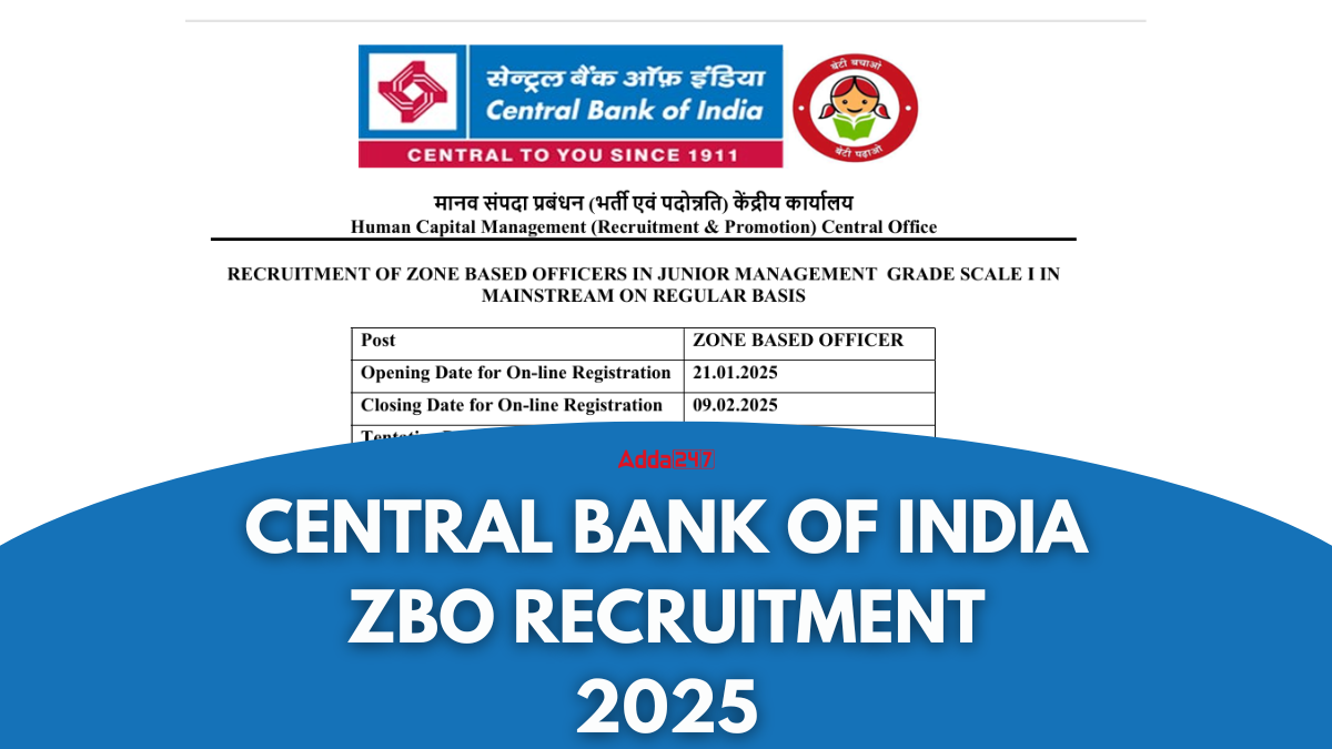 CBI ZBO Interview Date 2025