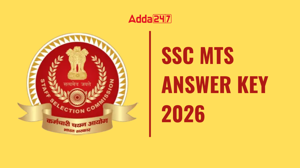 SSC MTS ANSWER KEY 2026