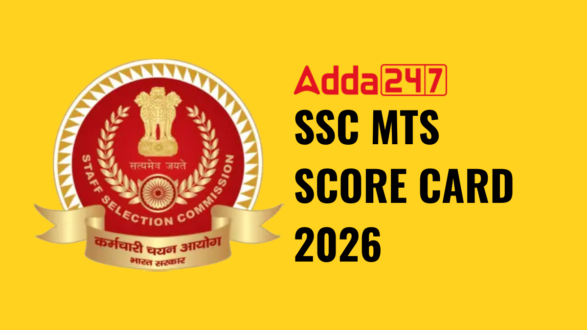 SSC MTS SCORE CARD 2026