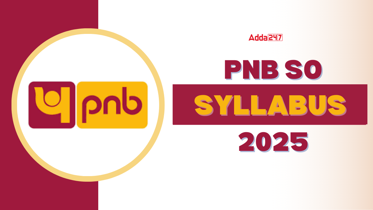 PNB SO Syllabus 2025