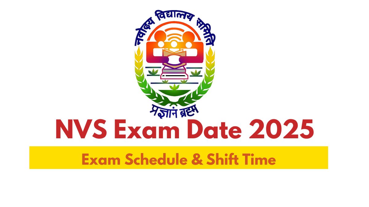 NVS Non Teaching Exam Date 2025