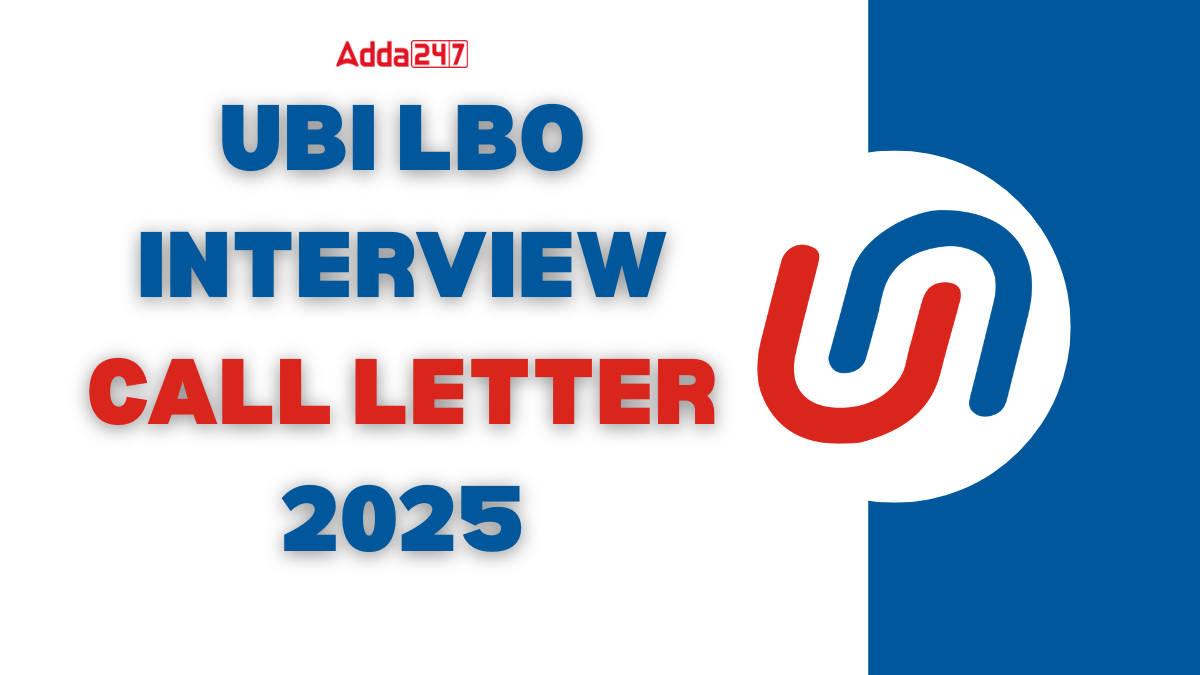 UBI LBO Interview Call Letter 2025