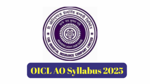OICL AO Syllabus