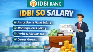 IDBI SO Salary 2026, In Hand Structure, Job Profile, and Allowances
