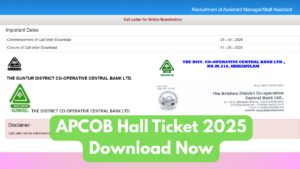 APCOB Admit Card 2025