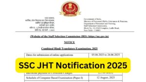 SSC JHT Notification 2025 (1)