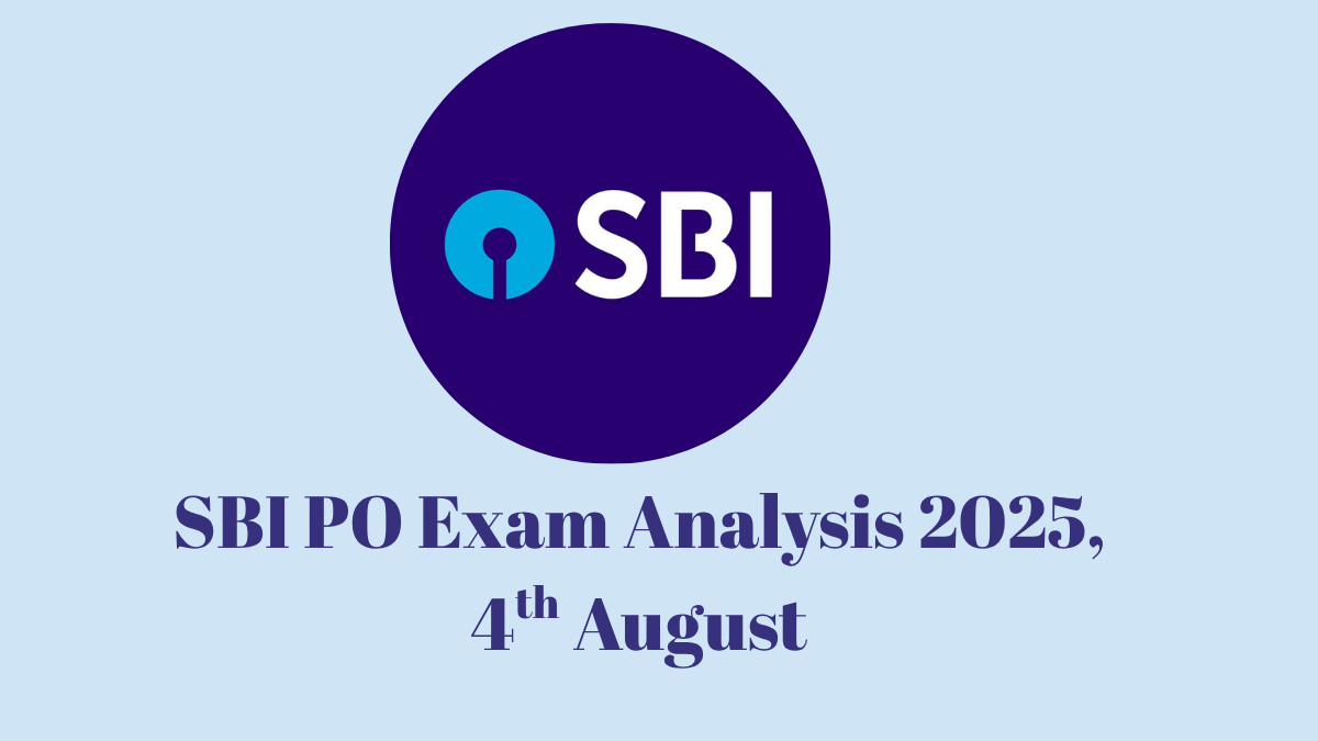 SBI PO Prelims Exam Analysis 2025 (Aug 4, Shift 1), Check Review, Good  Attempts and Difficulty Level