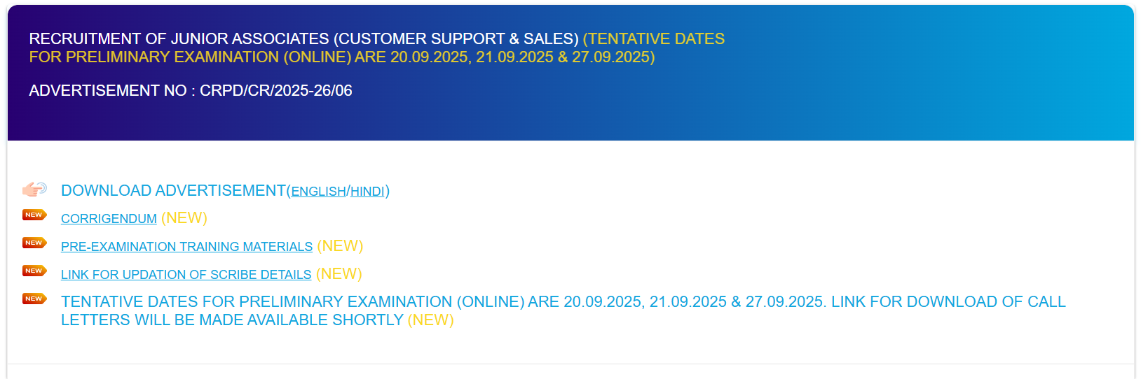 SBI Clerk Exam Date 2025 Out for Prelims Exam, Check Complete Schedule Here_4.1