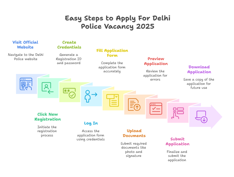 Delhi Police Apply Online Link