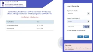 IBPS PO Mains Score Card 2025 Out