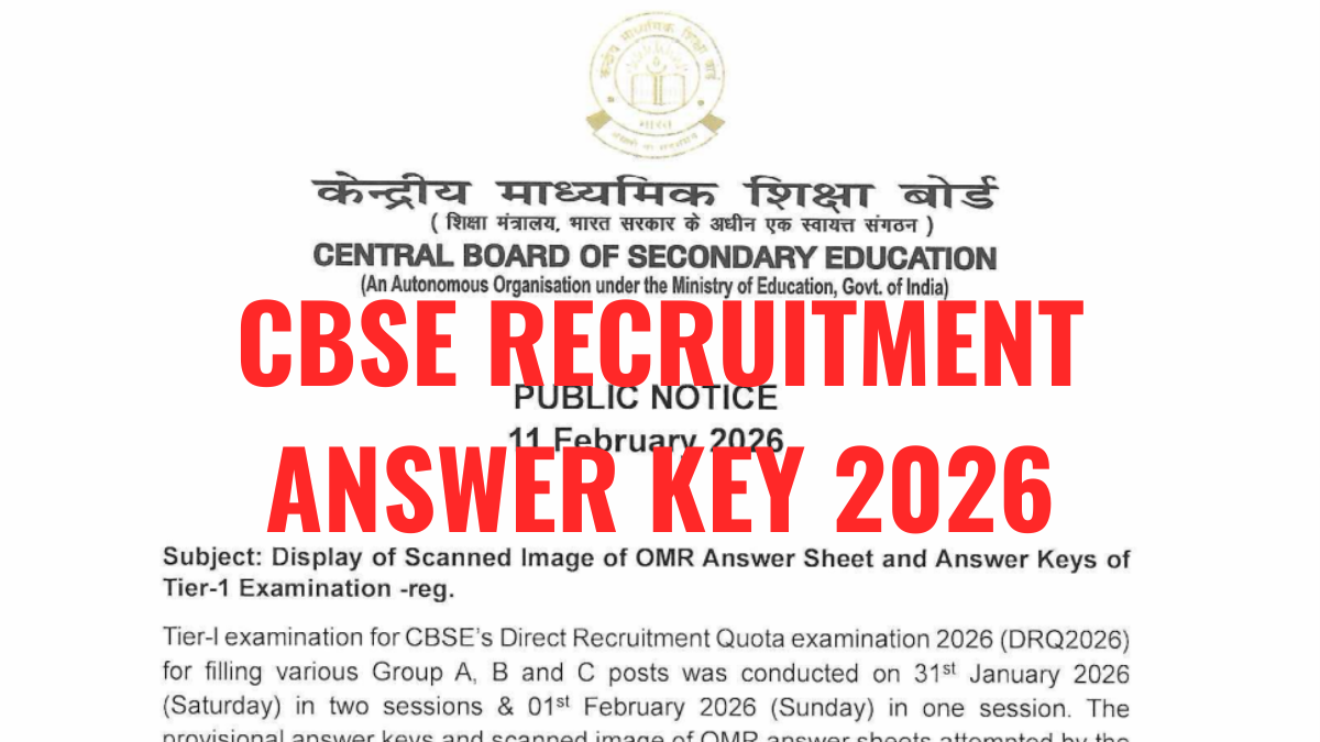 CBSE RECRUITMENT ANSWER KEY 2026 OUT! (1)