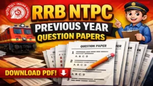 RRB NTPC Previous Year Question Paper, Download PDF with Solution
