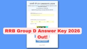 RRB Group D Answer Key 2026 Out, Check Response Sheet PDF and Objection Link