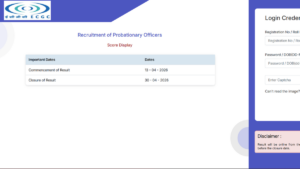 ECGC PO Score Card 2026
