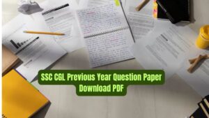 SSC CGL Previous Year Question Papers