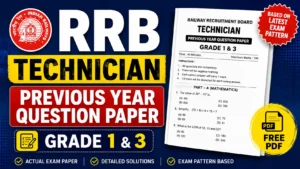 RRB Technician Previous Year Question Paper