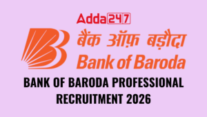 BANK OF BARODA PROFESSIONAL RECRUITMENT 2026